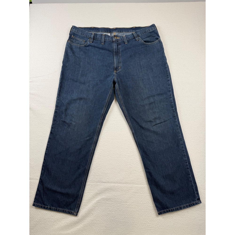 Carhartt Holter Jeans Mens 36x30 Dark Wash Relaxed Fit Straight Leg 101483-968
